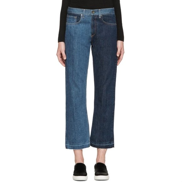 Rag&Bone 2 Tone Colourblock Jeans in "Wallingford", size 28 - Picture 1 of 8